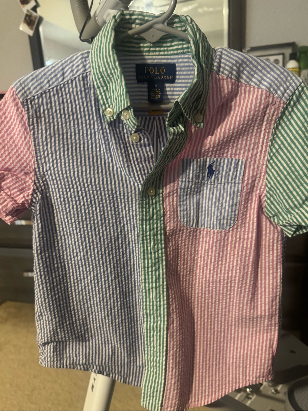 Polo Ralph Lauren Linen button up shirt boys